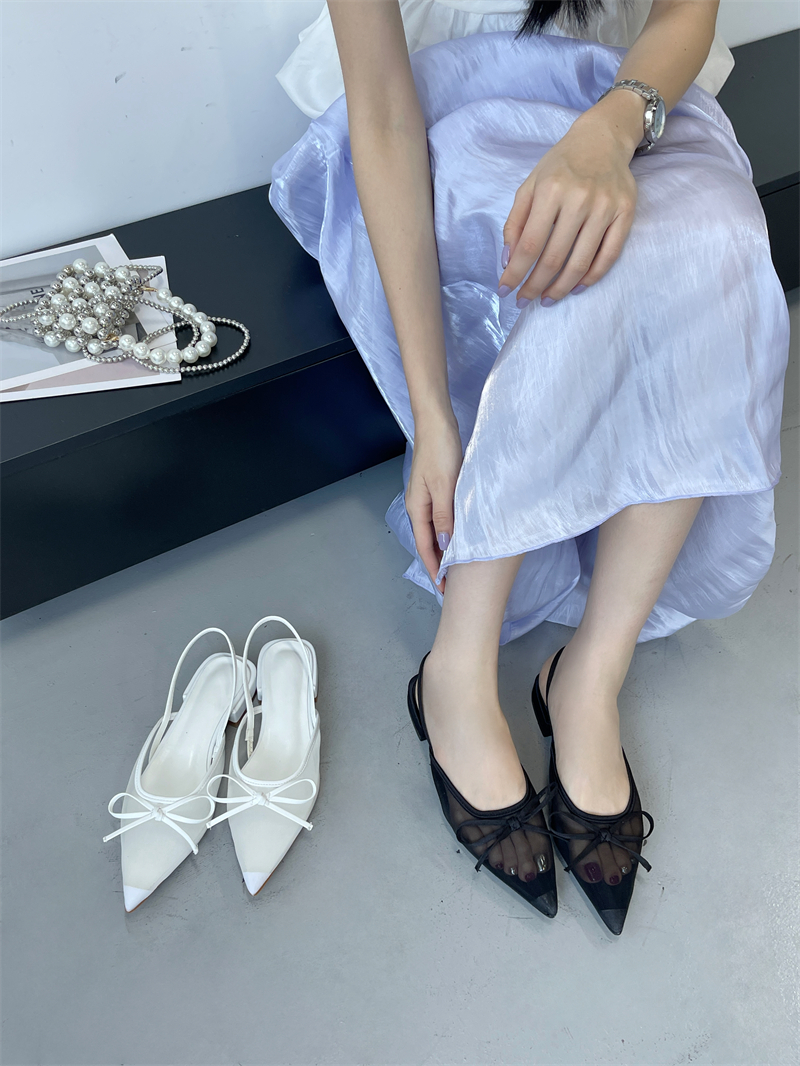 2025-summer-mesh-pointed-toe-closed-toe-flat-slippers-for-women 2025 Summer Mesh Pointed Toe Closed Toe Flat Slippers for Women