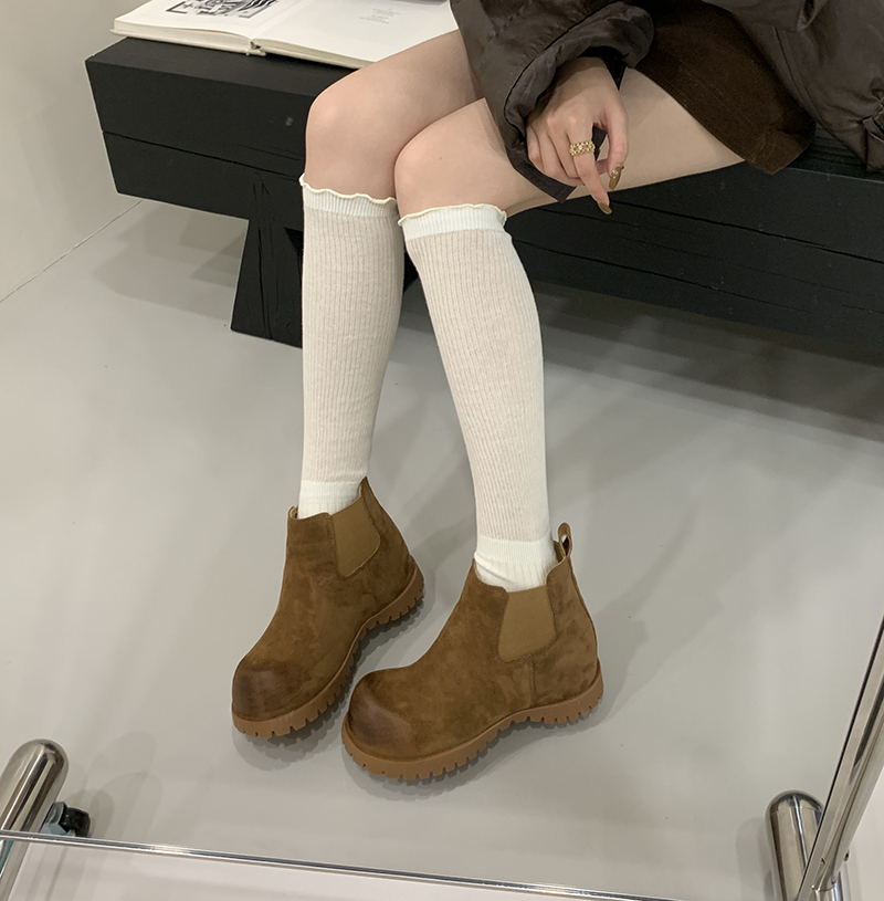 2026-new-style-height-increasing-slim-ankle-boots-women-retro-chelsea-boots-thick-sole-chunky-toe-pipe-boots-versatile-fashion_1 2026 New Style Height Increasing Slim Ankle Boots Women Retro Chelsea Boots Thick Sole Chunky Toe Pipe Boots Versatile Fashion