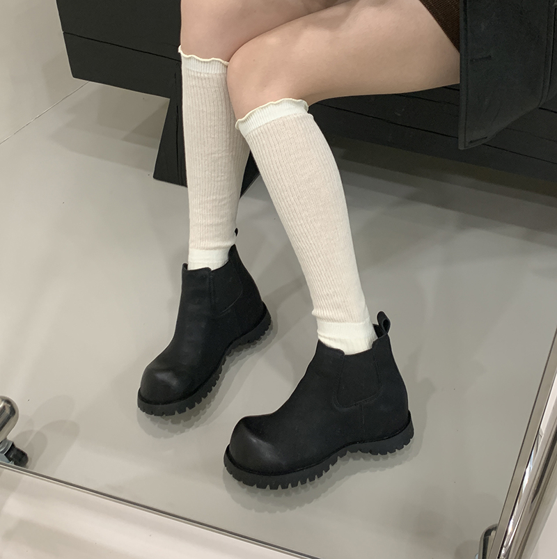 2026-new-style-height-increasing-slim-ankle-boots-women-retro-chelsea-boots-thick-sole-chunky-toe-pipe-boots-versatile-fashion_2 2026 New Style Height Increasing Slim Ankle Boots Women Retro Chelsea Boots Thick Sole Chunky Toe Pipe Boots Versatile Fashion