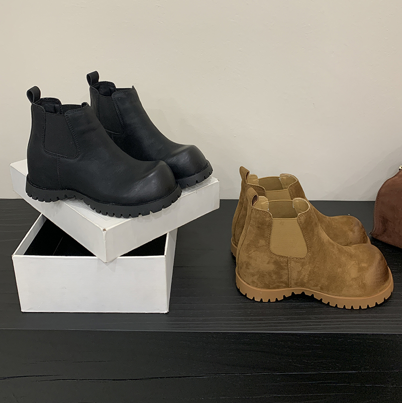 2026-new-style-height-increasing-slim-ankle-boots-women-retro-chelsea-boots-thick-sole-chunky-toe-pipe-boots-versatile-fashion_3 2026 New Style Height Increasing Slim Ankle Boots Women Retro Chelsea Boots Thick Sole Chunky Toe Pipe Boots Versatile Fashion
