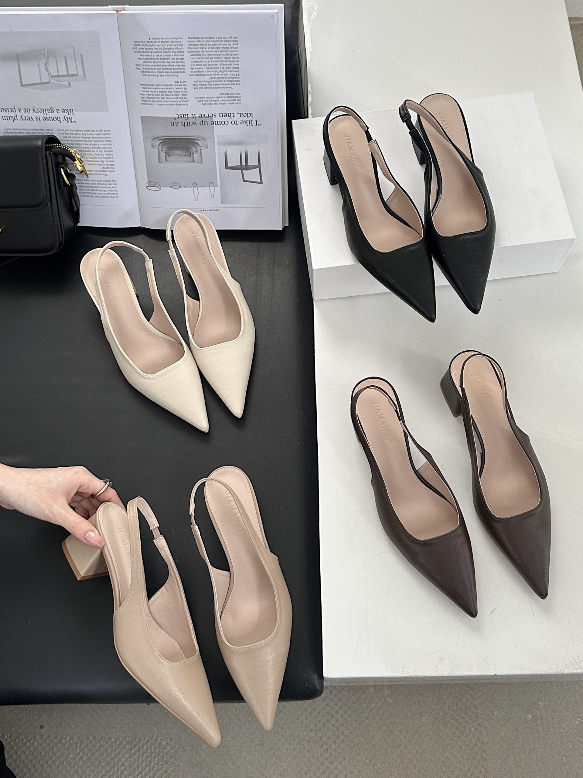 baotou-sandals-women-2025-spring-summer-new-french-pointed-toe-chunky-heel-open-back-slip-on-high-heel-sandals Baotou Sandals Women 2025 Spring Summer New French Pointed Toe Chunky Heel Open Back Slip On High Heel Sandals