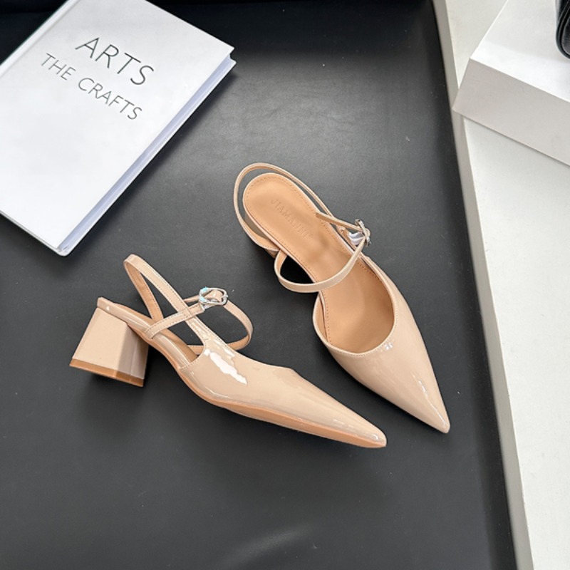 baotou-sandals-women-2025-spring-summer-new-french-pointed-toe-chunky-heel-open-back-slip-on-high-heel-shoes_4 Baotou Sandals Women 2025 Spring Summer New French Pointed Toe Chunky Heel Open Back Slip On High Heel Shoes
