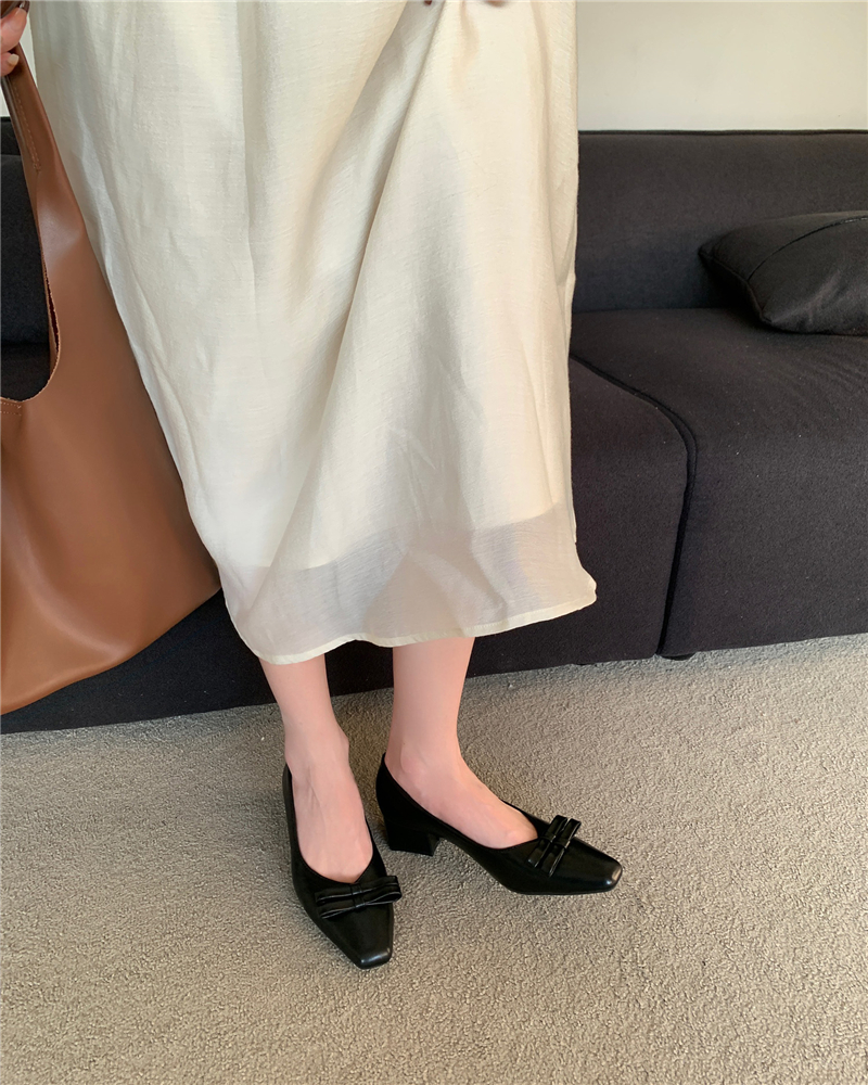 fairy-style-double-bow-pointed-toe-shallow-mouth-single-shoes-2024-spring-autumn-new-womens-loafers-fashion_3 Fairy Style Double Bow Pointed Toe Shallow Mouth Single Shoes 2024 Spring Autumn New Women's Loafers Fashion