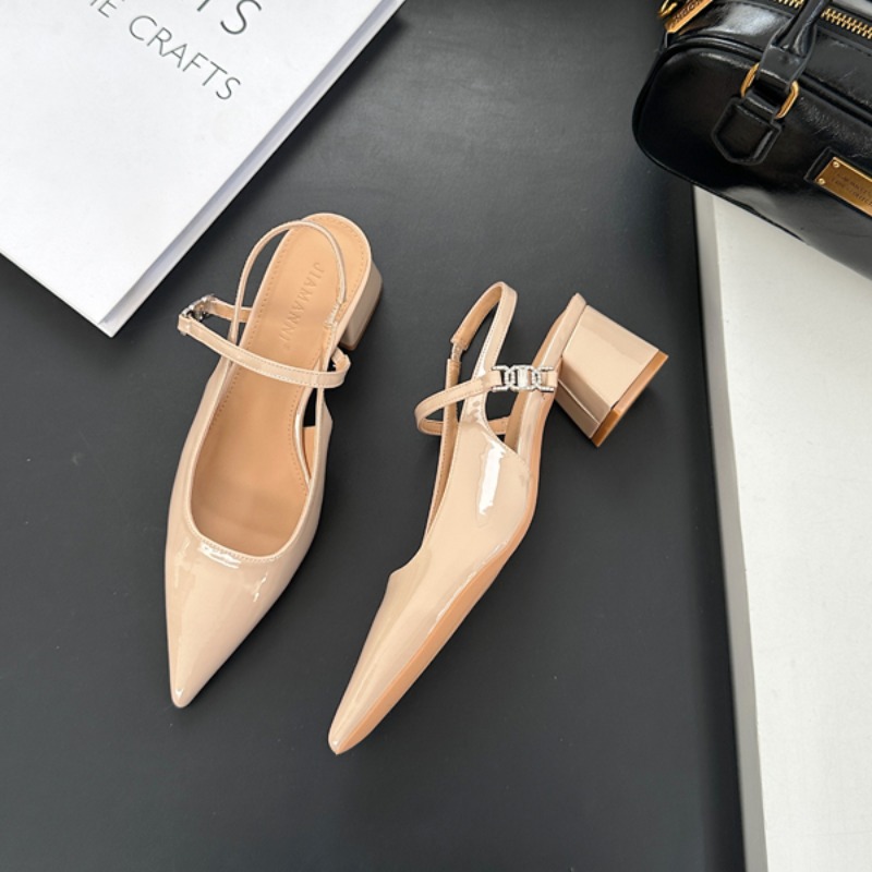 womens-pointed-toe-chunky-heel-backless-sandals-2025-spring-summer-new-style-buckle-strap-high-heels_4 Women's Pointed Toe Chunky Heel Backless Sandals 2025 Spring Summer New Style Buckle Strap High Heels
